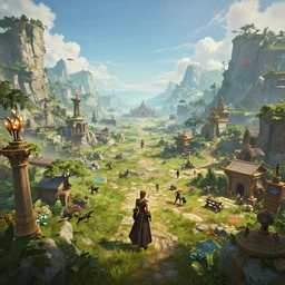 rise of mythology videogame with modern rts graphic, beautiful graphics, fantasy artwork, very beautiful scenery, hd, hdr, ue 5, ue 6, unreal engine 5, cinematic 4 k wallpaper, 8 k, ultra detailed