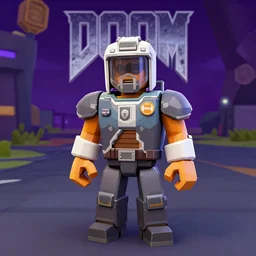 roblox noob in Doom eternal