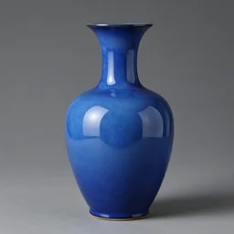 a blue vase