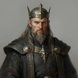 portrait, dwarven forgeking of clan stonehammer, ornate circlet, stern expression, intricate, elegant, highly detailed, centered, digital painting, artstation, concept art, smooth, sharp focus, illustration, artgerm, tomasz alen kopera, peter mohrbacher, donato giancola, joseph christian leyendecker, wlop, frank frazetta