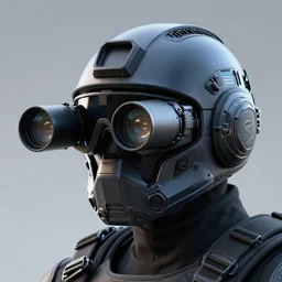 telescopic vision goggles tactical operative combat military future nano tech helmet sleek digital painting highly detailed render 4 k 8 k hd trending on artstation