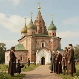 digital art, hypothetical 2 0 century version of kievan rus