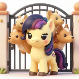A kawaii cute Cerberus in Equestria, she hound of Hades, is a multi-headed dog that guards the gates of the Underworld to prevent the dead from leaving