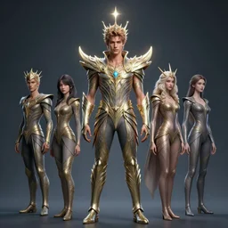 full body portrait of ross lynch as a magical star guardian. detailed face, concept art, intricate, highly detailed 8 k, smooth, sharp focus, handsome and aesthetic shape of face and body, artgerm, artstation, art by zexi guo and nira and junpei suzuki and gharliera and rinotuna