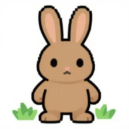 groot rabbit pixel art