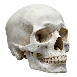 a skull made of clear quartz, highly detailed, masterpiece, sharp, digital art, surreal, featured on artstation, HD, 8K