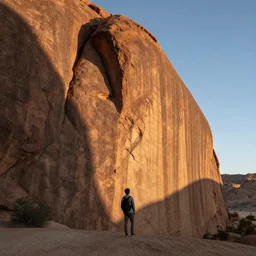 tourist photo next to the world's biggest rock, high resolution