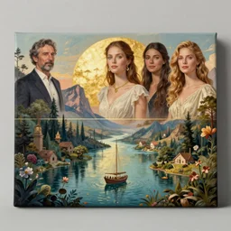 fantasy landscape waterside photprealism ultradetailed digital art, irina french, heraldo ortega, mandy jurgens, golden ratio, art canvas, award winning, masterpiece trending on artstation 8 k 1 5 0 mpx