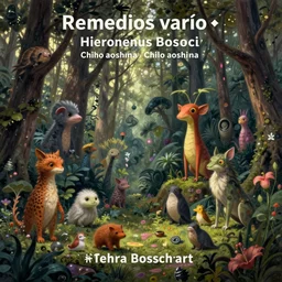 a beautiful digital painting digital render of a forest full of strange creatures. remedios varo. hieronymus bosch. chiho aoshima. johfra bosschart