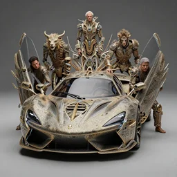 cyborg slick supercar animal : by michal karcz, daniel merriam, victo ngai and guillermo del toro : ornate, dynamic, particulate, intricate, elegant, highly detailed, centered, artstation, smooth, sharp focus, octane render