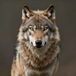 Ancient fantasy wolf looking at you, portrait, Gustave Baumann, in Peter Elson color scheme, featured in artstation, octane render, cinematic, elegant, intricate, 8k