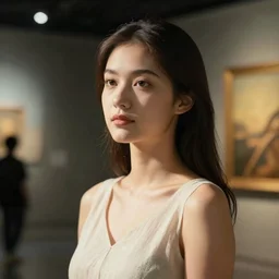 portrait in jiufen goldore museum taiwan digital art