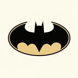 a vintage classic batman logo from 1 9 3 9