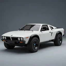 product photo of 2 0 2 3 ( ( ( ( bmw ) ) ) ) de tomaso pantera concept pickup truck, cyberpunk, 4 k, concept art