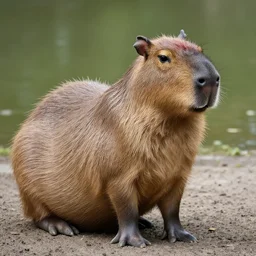 photograph of the world's largest capybara