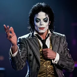 Micheal Jackson playing the role of Beetlejuice, hyperrealism, 4k