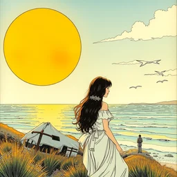 the sun. manga by milo manara