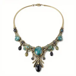 set of artnouveau lalique necklace - n 5