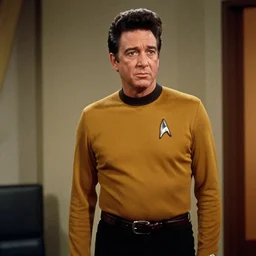 still from Johnny Cash on Star Trek (1966)