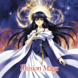 album cover of illusion mage by akihiko yoshida