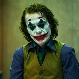 film still of willem dafoe as the joker in the dark knight ( 2 0 0 8 ) movie