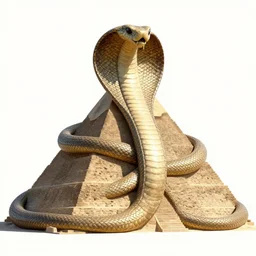 pyramid with gigantic cobra wrapped around it, by artgerm and Craig Mullins, James Jean, Andrey Ryabovichev, Mark Simonetti and Peter Morbacher 16k