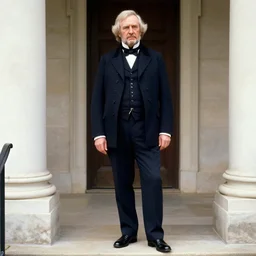 full body portrait of president andrew johnson, 2 0 1 4. modern attire. photograph taken with a nokia, 3 6 x 2 4 mm sensor, vivid detail, full color spectrum