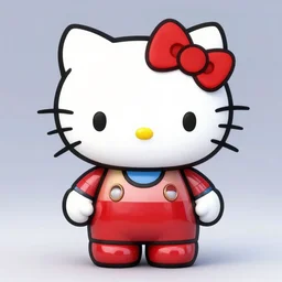 hello kitty mecha, by yoshiyuki sadamoto.