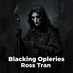 portrait of a grim reaper by ross tran, artgerm, blackening effect