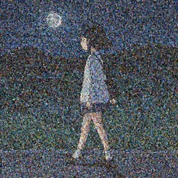 night is short walk on girl, masaaki yuasa by greg rutkowski