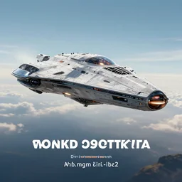 award winning photograph of a futuristic alien starship