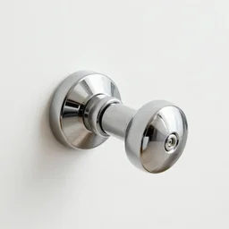 a really shiny doorknob