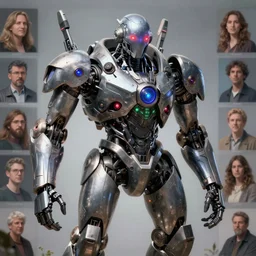 giant protoss cyborg, simulation theory, singularity head, highly detailed, artstation, art by vladimir motsar and emika lightweaver and nicholas cort and paul pepera