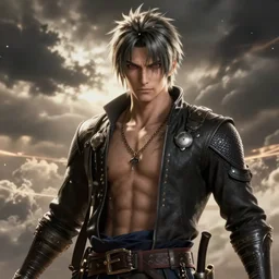 Screenshot of Vergil from Devil May Cry in Dark Souls