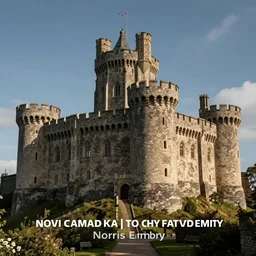 medieval castle, by norris embry