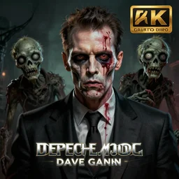 portrait of dave gahan from depeche mode as a zombie, 7 days to die zombie, fine art, award winning, intricate, elegant, sharp focus, cinematic lighting, highly detailed, digital painting, 8 k concept art, art by guweiz and z. w. gu, masterpiece, trending on artstation, 8 k