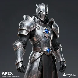 Undead Knight as an apex legends character digital illustration portrait design by, Mark Brooks and Brad Kunkle and Artgerm, detailed, soft lighting, vray