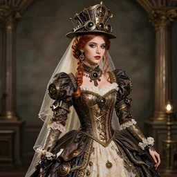 steampunk princess, insanely detailed photo