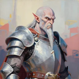 greg manchess portrait painting of partially armored saruman as overwatch character, medium shot, asymmetrical, profile picture, organic painting, sunny day, matte painting, bold shapes, hard edges, street art, trending on artstation, by huang guangjian and gil elvgren and sachin teng