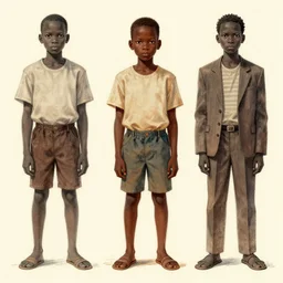 an african boy by geof darrow and rogen ballen, concept art,