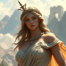goddess of the greece, highly detailed, digital painting, artstation, concept art, smooth, sharp focus, illustration, unreal engine 5, 8 k, art by artgerm and greg rutkowski and edgar maxence