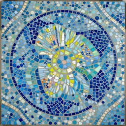 a new art style that is a mix of pointillism and mosaic is used to draw boccadasse. Made with colored markers