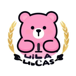 a cute pink fluffy vector podcast logo of a streaming bear, golden ratio, iconic, award winning, line art, bold, playful