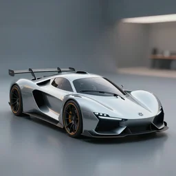 Futuristic Sportscars Designed By VW and Syd Mead, photorealistic, volumetric lighting, hyperrealistic, octane render, HDR, photorealistic, bokeh