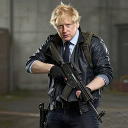 boris johnson as a rainbow six siege operator, 4 k, highly detailed