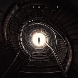 album cover art for descending staircase to center akihiko yoshida