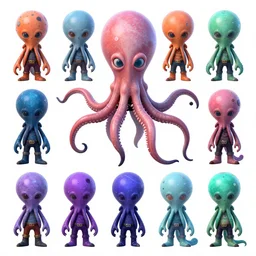 CGI lisa frank gothic punk vampiric rockstar underwater vampiric anthropomorphic squid character designs of various shapes and sizes by genndy tartakovsky and ruby gloom by martin hsu and the creators of fret nice being overseen by Jamie Hewlett from gorillaz and tim shafer from doublefine for a splatoon game by nintendo