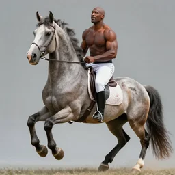 Dwyane the rock Johnson as a centaur