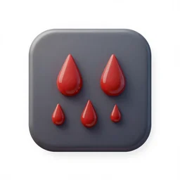 blood rain, a ingame icon for a rts game, digital art, highly detailed, 4k