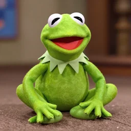 a photo of kermit the frog